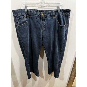 Flavour by Bubblegum Womens Size 16 High Rise Capri Denim